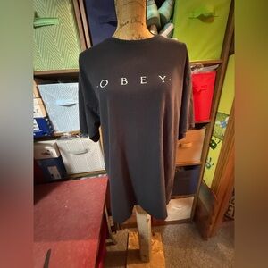 Obey Classic Black Tee Vintage